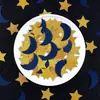 Linternas de Confeti de Estrellas y Luna Transfronterizas Diseño para Fiesta Navideña Decoración de Escritorio con Confeti de Luna Lanzamiento