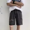 Shorts casuales para hombres y mujeres, corte holgado, prenda exterior de verano, shorts de mezclilla rasgados de moda, marca de moda, finos, versátiles, algodón de 5 puntos