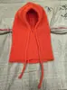 Bufanda con Capucha Tejida Transfronteriza Otoño e Invierno Multifuncional Color Sólido Todo en Uno Protección para Orejas con Capucha para Mujer Bufanda Engrosada