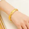 Nova Pulseira Dourada de Areia do Vietnã para Mulheres, Retenção de Cor Duradoura, Liga de Cobre, Cheia de Estrelas, Pulseira de Imitação, Acessório Popular de Venda Transfronteiriça