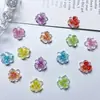 Acessórios para Unhas Artísticas Flor Sansheng Degradê Transparente Gelo Pequena Flor Brilhante Patch para Unha Armadura de Unha Material DIY Bolsa