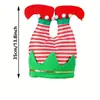 Piernas de Elfo Creativas Navideñas Transfronterizas Sombreros para Piernas de Papá Noel Decoraciones Divertidas para Eventos de Fiesta Sombreros de Payaso