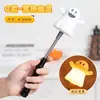 Lanterna de abóbora para decoração de Halloween, bastão luminoso de mão, acessório de presente para crianças, adereço de decoração de atmosfera, brinquedo de luz de presente