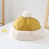 Touca de Bebê Outono e Inverno Bebê Quente de Inverno Super Fofa Touca de Tricô Meninos e Meninas Fofa Touca de Lã Tendência