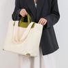 Bolsa Tote de Lona de Alta Gama de Peso Pesado con Asas Personalizadas en Cuatro Esquinas de Cuero PU Estéreo de Gran Capacidad Ropa de Trabajo Bolsa de Lona Gruesa