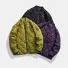 Chaqueta de Béisbol Gruesa Acolchada de Diamantes Estilo Retro Invierno Hong Kong Americano Abrigo de Algodón Marca de Moda para Hombre Holgada Versátil para Pareja Ropa de Abrigo de Algodón