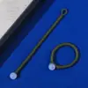 Llavero de Hilo de Algodón Frotado a Mano Estilo Tibetano Nudo Vajra Piezas Semi-Terminadas Accesorios de Cordón DIY Cuerda de Tejido Mayoreo