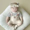 Ropa de bebé ropa de verano fina mameluco para bebé recién nacido niño y niña un mes 100 días lindo súper lindo mameluco manga corta