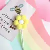 Decoração de Bolo para Assar Livro Vermelho Pequeno Bolo de Aniversário Fofo Menina Pompom Pequena Decoração Plug-in Decorativo Multicolorido
