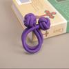 Nueva goma para el pelo rosa dopamina dulce color caramelo simple anillo para el pelo nudo chino alta elasticidad goma para el pelo coleta alta