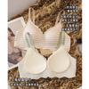 Ropa interior push-up de pecho pequeño para mujer, sin aro de acero, soporte superior, soporte suave, sujetador sexy antiflacidez y hueco sin marcas.