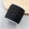 Una voluta de pulsera de pelo trenzado de mousse Un hilo de jade Pulsera tejida a mano DIY Colgante de collar Cordón para colgar Cuerda de mano Cuerda roja