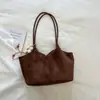 Bolsa tote de grande capacidade 2026 novo estilo de verão bolsa de mão moda trabalho trajeto tendência ombro axila bolsa balde