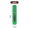 Frasco Dispensador de Perfume 5ml Carga Directa Inferior Frasco de Spray Auto-Bomba Viaje Portátil Cosméticos Muestra Perfume Frasco Vacío