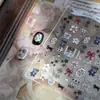 2025 Novos Adesivos de Nail Art Metal Líquido Relógio Coração Flor de Cinco Pétalas Ins Doce Cool Estrela Lua Y2K Unhas de Menina Spicy
