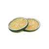 Simulação fruta plástico fatia de limão falsa joia fatia de fruta inflável fatia de limão falsa simulação Fatia de laranja