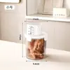 Novo Balde Transparente para Armazenamento de Ração para Animais Domésticos Grande Capacidade à Prova de Umidade e Insetos Balde para Ração de Gato com Escala Balde Selado para Ração de Cachorro