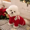 Ropa para Gatos Estilo Invierno Navidad Transfronteriza, Suéteres Calientes, Chalecos, Ropa para Perros Pequeños y Medianos, Ropa para Mascotas de Año Nuevo