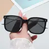 Nuevas Gafas de Sol Metálicas de Marco Grande para Hombres y Mujeres, Montura Completa Moldeadoras del Rostro Estilo Coreano Tendencia Gafas de Sol al por Mayor