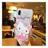 Hello Kitty es Adecuado para Funda de Teléfono Apple 12, Dibujos Animados Lindo iPhone 15 Cubierta Protectora, Transparente 17 Cobertura Total 16 Modelo Femenino