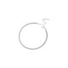 088 Estilo Coreano INS Nicho Lujo Ligero Diseño Geométrico Todo Fósforo Anillo Brillante Pulsera de Diamantes Plata de Ley S925 Mujer
