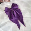 Temu Venda Quente Veludo Longo Fluido Laço Presilha de Cabelo Alto Padrão Exquisito Celebridade da Internet Acessórios de Início de Primavera Acessórios de Cabelo Acessórios de Cabeça