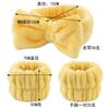 Diadema de Lazo Transfronteriza Banda para el Cabello Pulsera Absorbente para Lavado Facial Diadema de Felpa de Color Sólido Personalizada al por Mayor