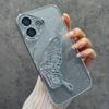Capa para Celular Apple iPhone 16 Pro Max, TPU, com Glitter de Areia Movediça Galvanizado, Borboleta, Cobertura Total, à Prova de Choque e Anti-Queda 15