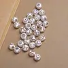 Ágata Roja del Tíbet Ágata Negra Dzi Cuentas Redondas Blancas Pulsera DIY Pulsera Cuentas Sueltas Cuentas Redondas Dzi Suministro Directo de Fábrica