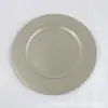 Platos de Carga de Plástico para Comercio Exterior Estilo Europeo y Americano Decoración para Fiestas Navideñas de Boda 13 pulgadas