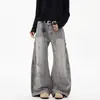 Jeans Rotos Desgastados Desestructurados Estilo Americano Inspirados en Filfr, Pantalones de Leñador Workwear Geniales de Corte Holgado Unisex