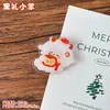 Ovelhinha de Natal Clipe PP Decoração de Natal Clipe para Diário Clipe Acrílico Desenho Animado Clipe para Prova Clipe Selador de Lanches
