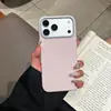 Apple 17Pro Pudim de Dopamina Creme Capa para Celular iPhone17 Furo Grande Anti-queda Estilo Coreano Menina ins
