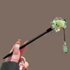 Novo Grampo de Cabelo Antigo Estilo Chinês, Grampo de Cabelo Tipo Fada, Grampo de Cabelo Decorativo Elegante, Grampo de Cabelo de Sândalo com Toque Suave, Acessório de Cabelo Hanfu de Jade Quebrado