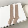 Otoño Nuevo Cordón Color Sólido Calcetines de Pie para Mujer Estilo ins Color Caramelo Lisos Calcetines para Mujer Medias Reductoras de Presión