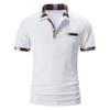 Polo de hombre transfronterizo Amazon AliExpress polo de manga corta para hombre casual estampado digital cremallera jersey