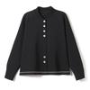 Abrigo Casual Estilo Chanel Negro para Mujer Otoño 2024 Nuevo Corto Talla Grande Top Traje de Béisbol para Mujer