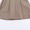 Moda Feminina Europeia e Americana Transfronteiriça Aliexpress Venda Quente Moda Primavera 2026 Vestido Curto Listrado de Decote V com Toque de Luxo e Estilo Trendy Ins