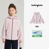 Chaqueta Ropa Infantil Pudding Haru 2026 Primavera Nueva Chaqueta Impermeable Soft Shell para Exteriores para Bebés Niñas con Capucha