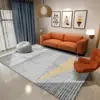 Nueva Alfombra de Piso Sala de Estar Dormitorio Lujo Ligero Alta Calidad Simple Cobertura Total Sofá Alfombra de Piso Grande Mesa de Café Limpiable Alfombra de Mesita de Noche