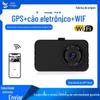 Gravador de condução de carro atacado WIFIGPS cão eletrônico tudo-em-um HD visão noturna dupla lente DASHCAM