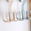 Gancho Criativo Estilo Nórdico de Quatro Garras, Cabide Multifuncional Rotativo 360 Graus para Guarda-Roupa para Pendurar Bolsas, Gravatas e Secar Itens