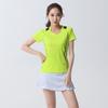 Traje de bádminton de manga corta de secado rápido verano para hombre y mujer absorbente de sudor camiseta deportiva traje de entrenamiento imprimible traje de entrenamiento al por mayor