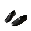 Zapatos Oxford Estilo Británico Mujer 2026 Otoño Nuevos Piel Suave Correa de Doble Hebilla Tallado Punta Redonda Versátiles Suela Plana Zapatos Pequeños de Piel