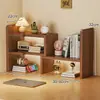 Prateleira de Armazenamento de Mesa Estante de Mesa Canto de Mesa Doméstica Prateleira Vertical de Escritório Prateleira de Arquivo Multicamadas