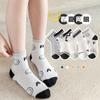 Calcetines finos de malla para niños primavera y verano 23 niños en el tubo calcetines infantiles de algodón con dibujos animados para bebé lote de fabricantes categoría a