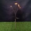 Lámpara LED de Paisaje para Exterior de 68 Cabezas con Luces Oscilantes Duales Multimodo, Luces de Jardín con Estaca para Suelo de Luciérnaga con Energía Solar, Luces para Césped