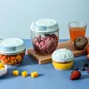 Machacador de ajo manual, picador de ajo, triturador de ajo, prensa y picadora de ajo para el hogar, molinillo de ajo