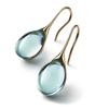 Brincos de Diamante Populares em Formato de Gota Transfronteiriços para Mulheres, Quatro Cores, Brincos Simples de Moda Europeia e Americana, High-End, Brincos Únicos e de Nicho