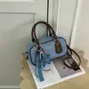Shuai Mijia Moda Simples 2026 Outono Inicial Nova Textura Bolsa de Mão Boston Retrô Ombro Único Transversal Bolsa Almofada